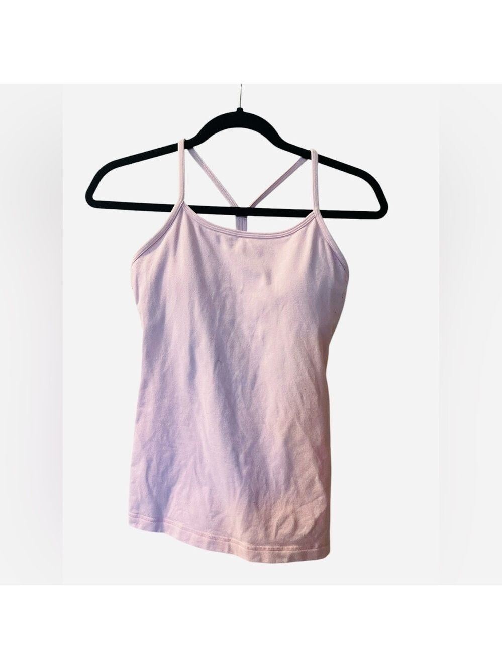 Lululemon Athletica Women’s Light Pink Power Pose Sleeveless Tank Top Size:8